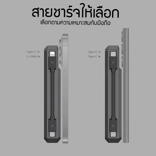 แบตสำรอง Orsen by Eloop E59 ความจุ 20000mAh ชาร์จเร็ว PD 30W มีสายชาร์จในตัวแบต