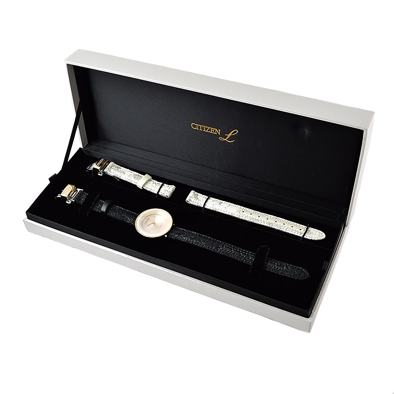 Citizen EM0608-42X นาฬิกาผู้หญิง Eco-Drive Citizen L Ambiluna Mother Of Pearl Women's Watch World Limited 1,500 Pcs.