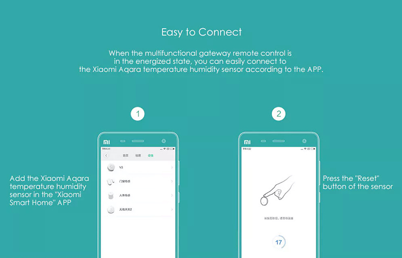 Xiaomi Aqara Temperature Humidity Sensor - ตัวตรวจวัดอุณหภูมิและความชื้น Aqara (Zigbee) (CN)