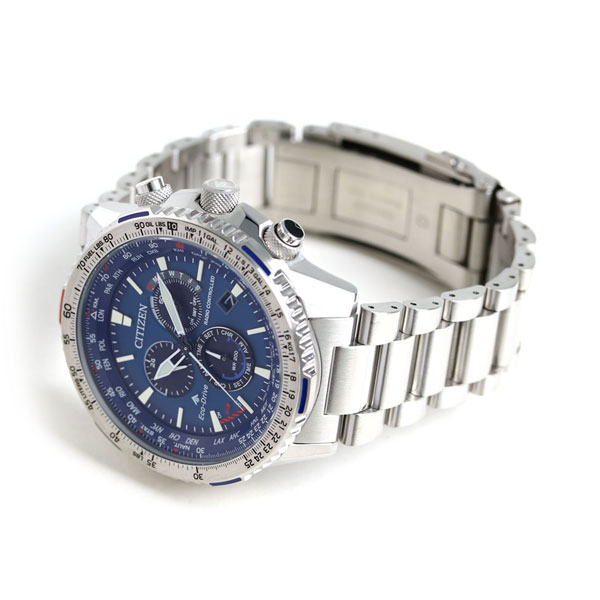 Citizen CB5000-50L นาฬิกาผู้ชาย Eco-Drive Promaster Sky Radio Controlled Chronograph Perpetual Men's Watch