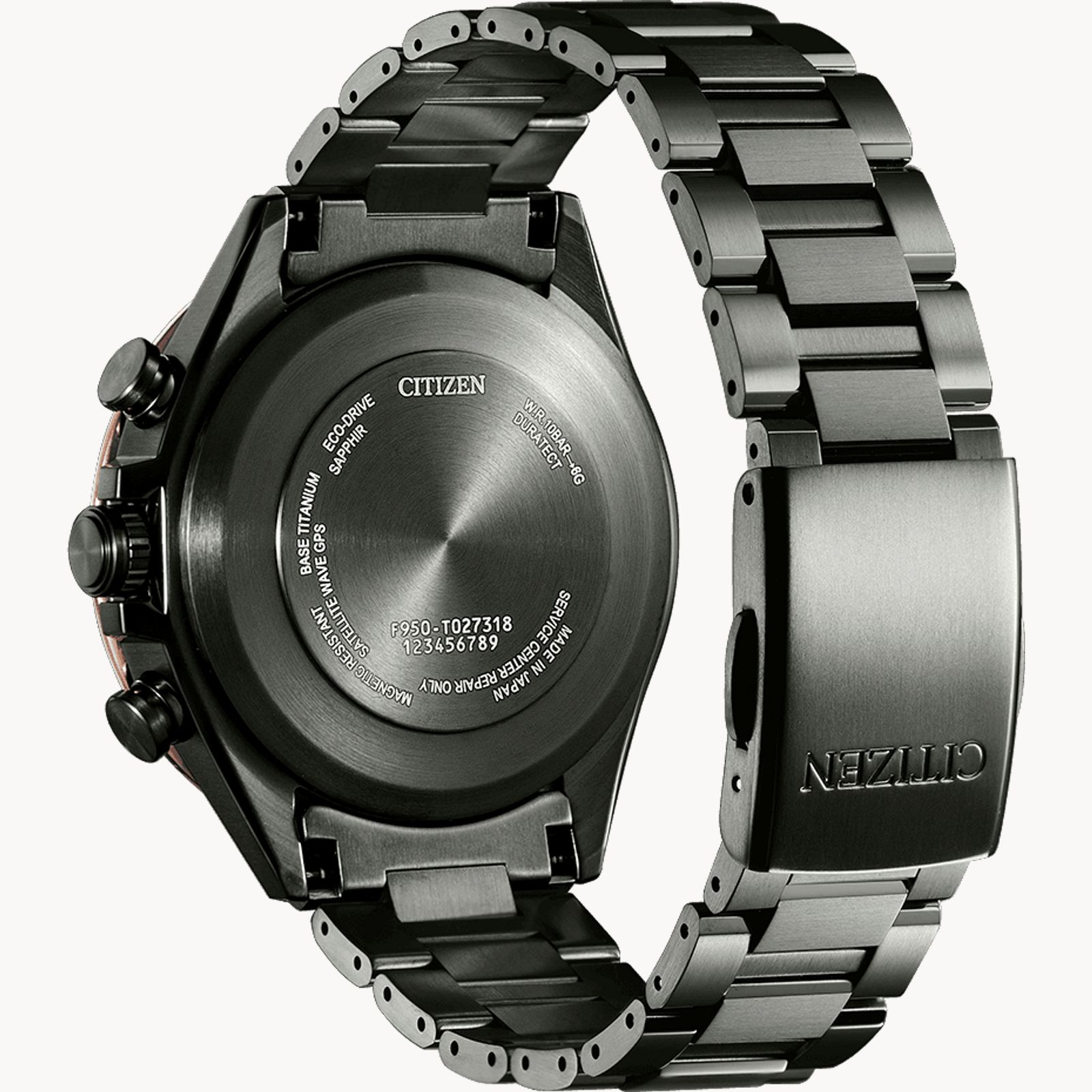 Citizen CC4016-67E นาฬิกาผู้ชาย ATTESA Sattellite Wave GPS Super Titanium Eco-Drive Men's Watch