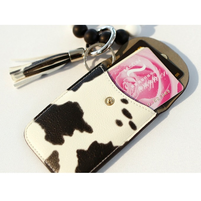 รุ่น K68542 สร้อยข้อมือลูกปัดซิลิโคน ใส่บัตรได้