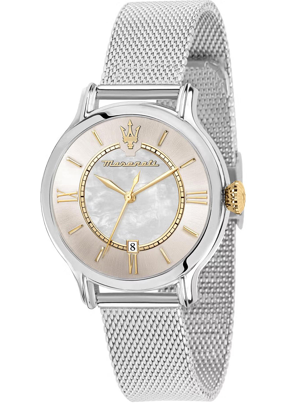 Maserati R8853118514 นาฬิกาผู้หญิง Epoca Rose Gold Tone Quartz Women's Watch