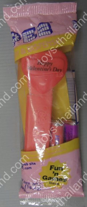Happy Valentine's Day Pez หัวใจสีแดง