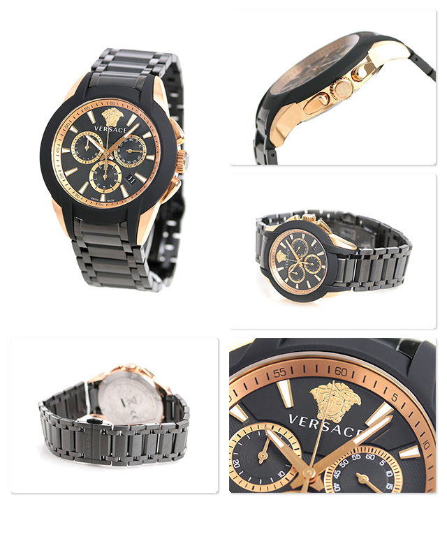 Versace VEM800418 นาฬิกาผู้ชาย Chronograph Quartz Men's Watch
