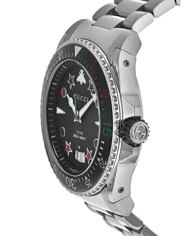 Gucci YA136221 นาฬิกา Dive Quartz Men's Watch