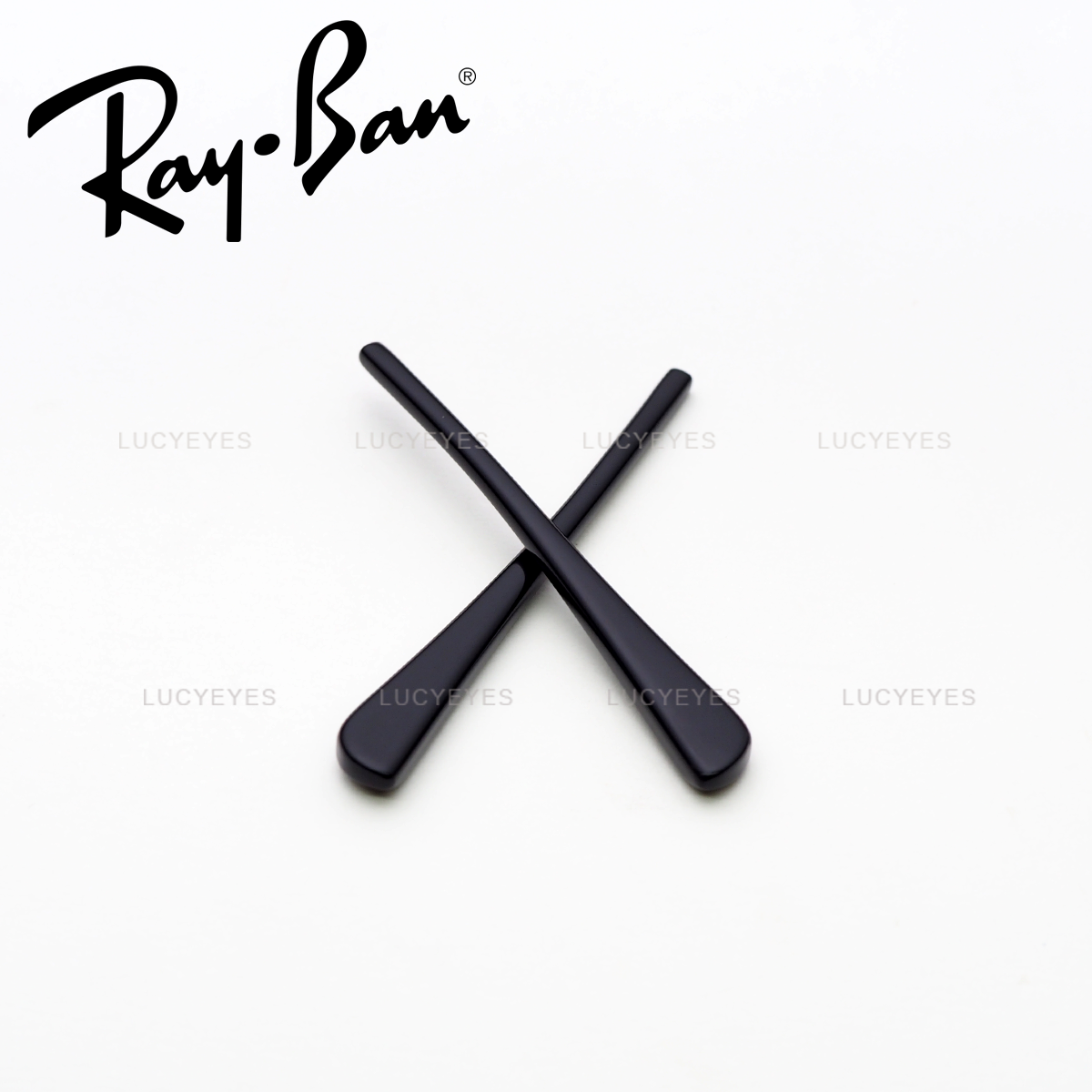 ยางหุ้มขาแว่นสายตา Rayban RX7138D แท้ 100% (สีดำ)