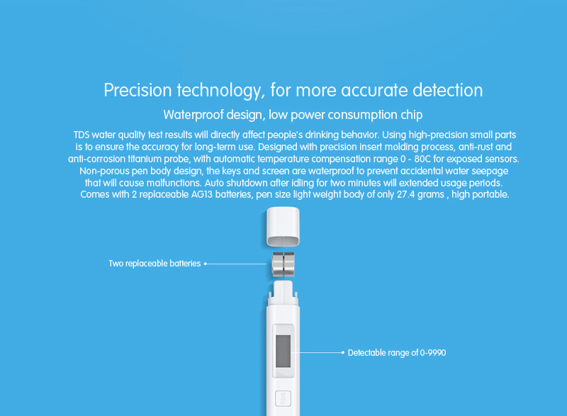 Mi TDS Pen - ปากกาเช็คคุณภาพน้ำแบบพกพา