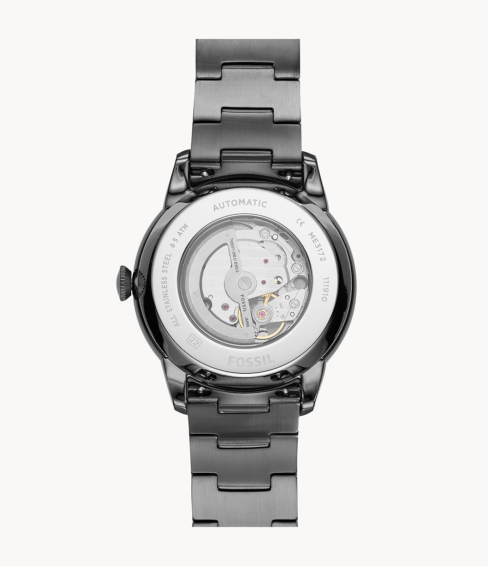 Fossil ME3172 นาฬิกาผู้ชาย FB-01 Automatic Smoke Men's Watch