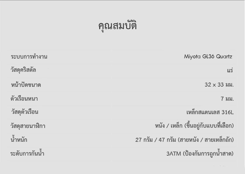 (ประกันศูนย์ไทย 1 ปี) CIGA Design R Series Quartz Watch - นาฬิกาข้อมือควอตซ์ซิก้า ดีไซน์ รุ่น R Series