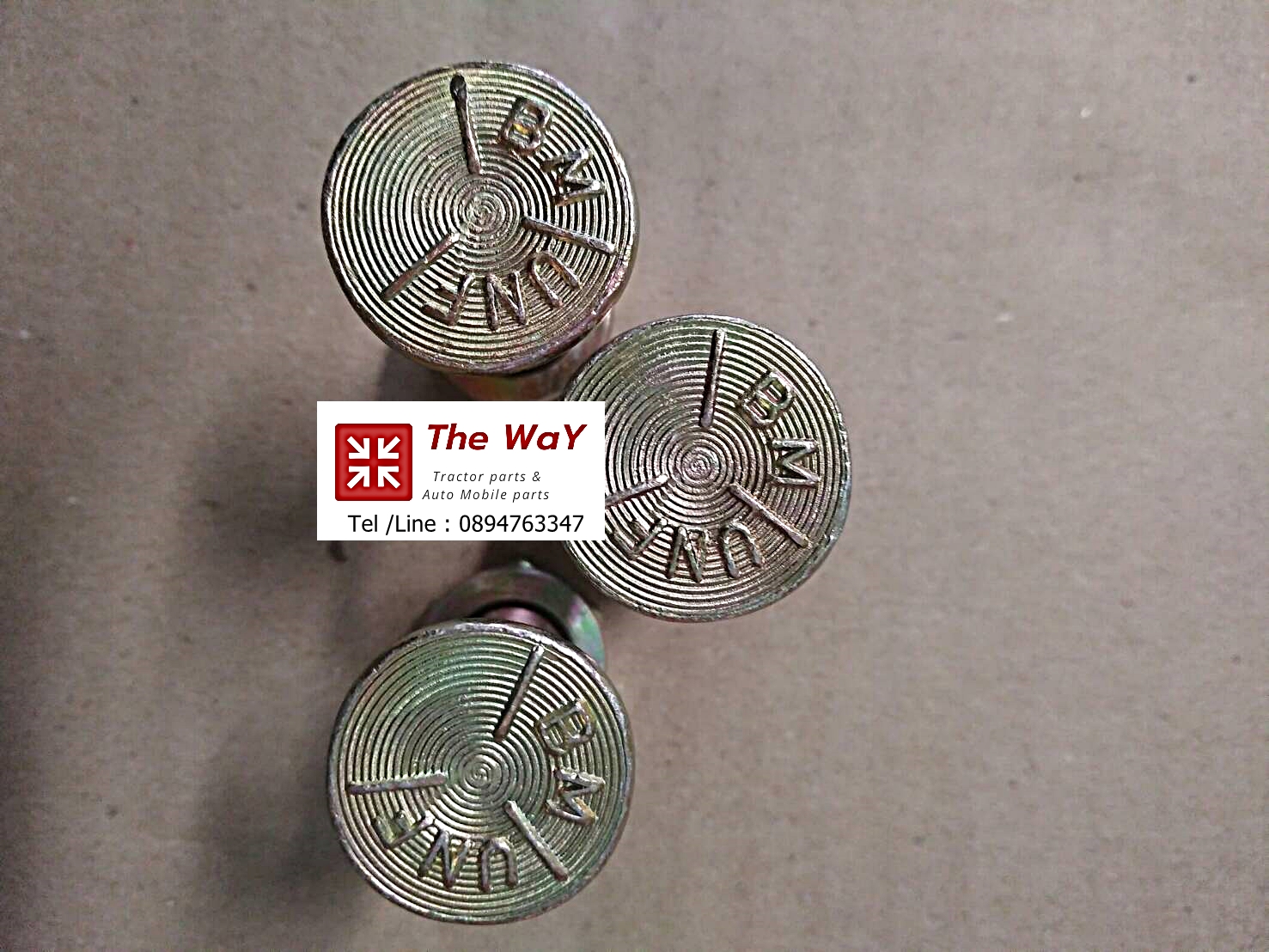 ชุดสุดคุ้ม.. สกรูจานไถ คูโบต้า อะไหล่รถแทรคเตอร์ 5 กล่อง