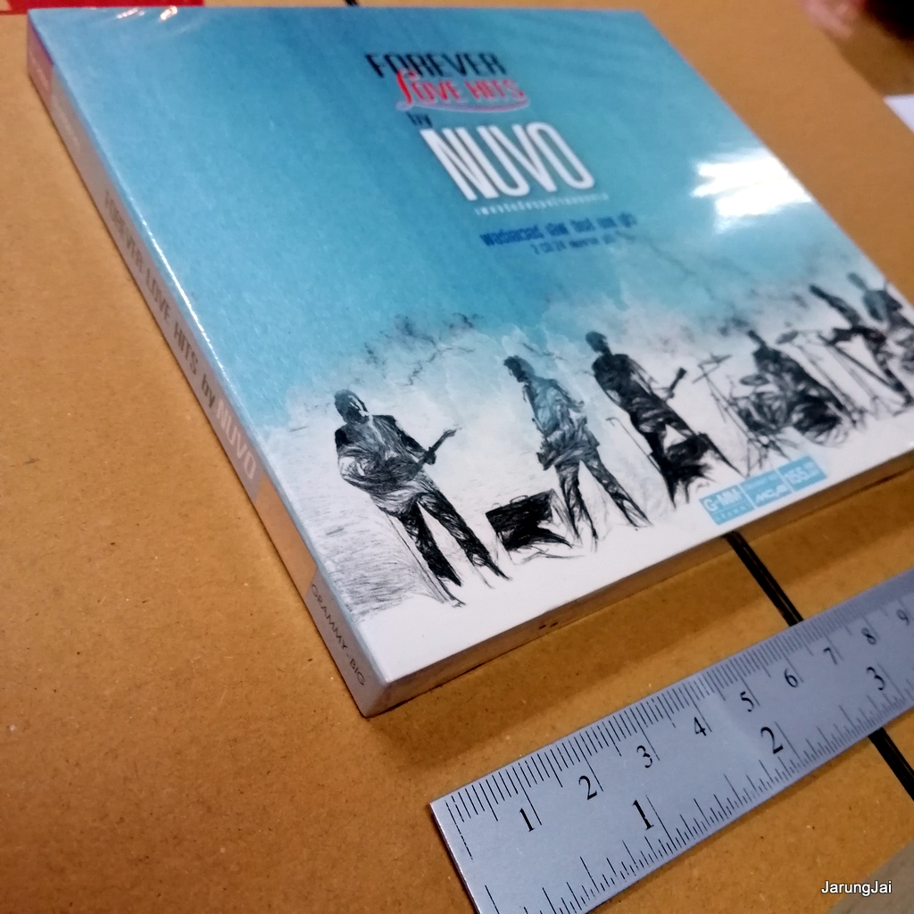 cd วงนูโว forever love hits by nuvo ไม่เป็นไรเลย ลืมไปไม่รักกัน audio cd gmm