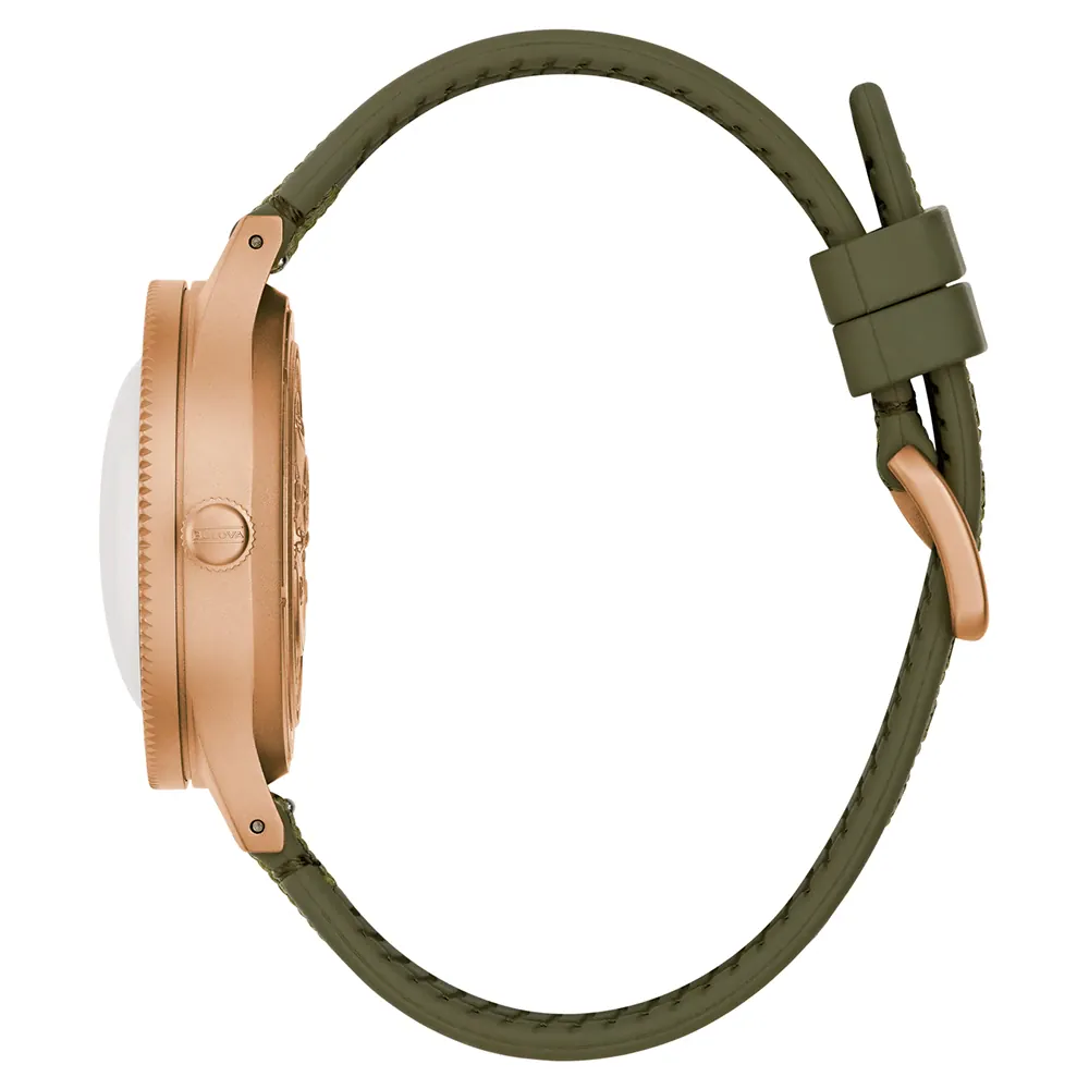 Bulova 98A324 นาฬิกาผู้ชาย Archive Series MIL-SHIPS 150th Anniversary Edition Automatic Men's Watch