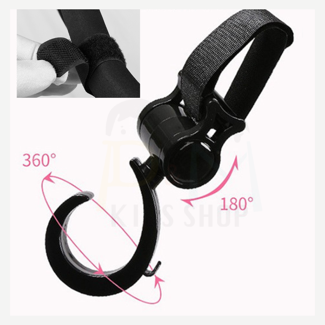 ตะขอแขวนของหมุนได้ รุ่นแพคเกจกล่อง ตะขอหมุนได้ 360 องศา ที่แขวนของอเนกประสงค์ ตะขอเกี่ยวรถเข็น