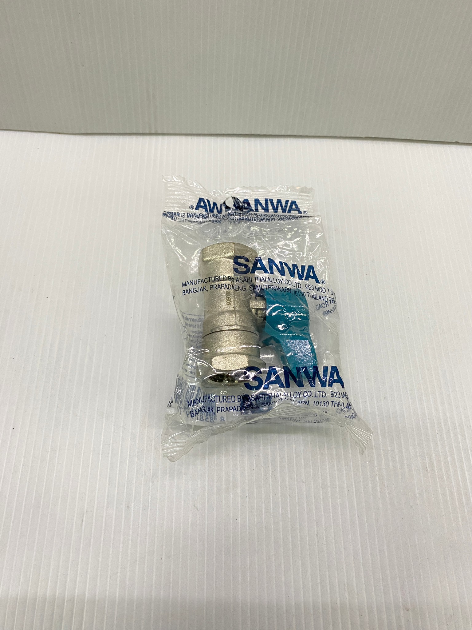 มินิบอลวาล์ว 2 ทาง 1/2นิ้ว (เมีย เมีย) SANWA ของแท้ 100%