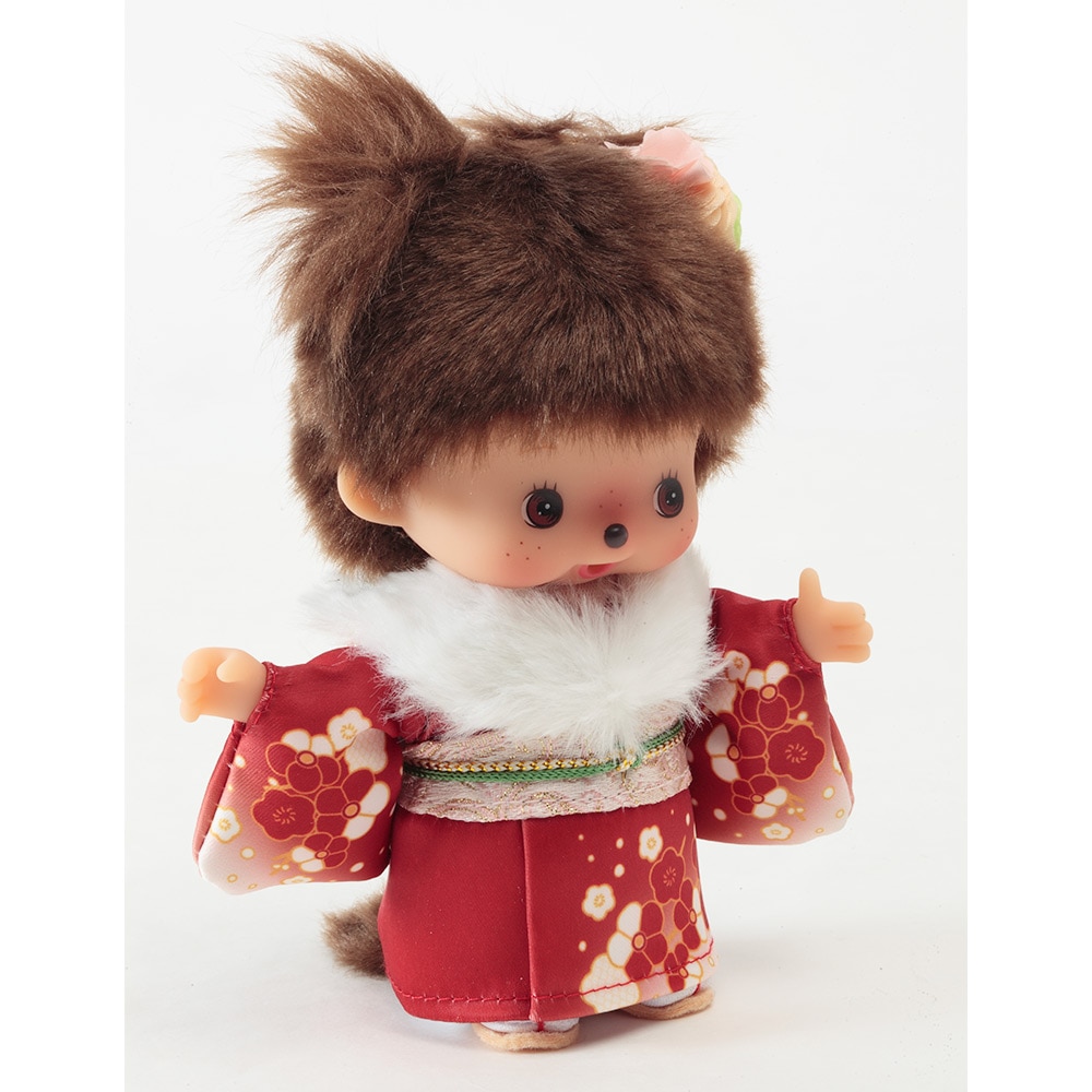 [PRE-ORDER] ม่อนชิชิ BEBICHHICHI ฉลองครบรอบ 20 ปี นำเข้าจากญี่ปุ่น Monchhichi Size H15 x W8 x D7 cm はれぎ 振袖 和服 和装 20周年 成人式 女の子 ベビチッチちゃん ベビチッチ べびちっち