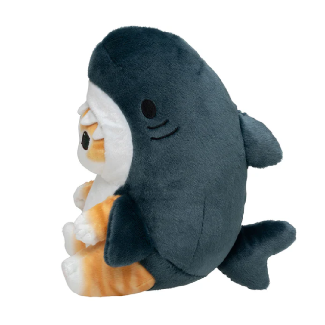 [PRE-ORDER] ตุ๊กตา แมวโมฟุ Mofusand ชุดหัวฉลาม ขนาด S 27 x 19 x 25 cm นำเข้าจากญี่ปุ่น โมฟุซาน mofu モフサンド サメにゃん ぬいぐるみS