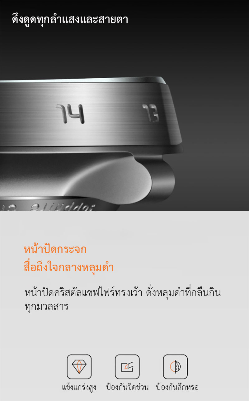 (ประกันศูนย์ไทย 1 ปี) CIGA Design U Series Black Hole Titanium Mechanical Watch - นาฬิกาออโตเมติกซิก้า ดีไซน์ รุ่น Black Hole Titanium