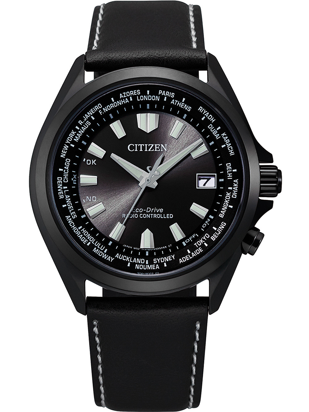 Citizen CB0225-14E นาฬิกาผู้ชาย Eco-Drive Radio Controlled Men's Watch