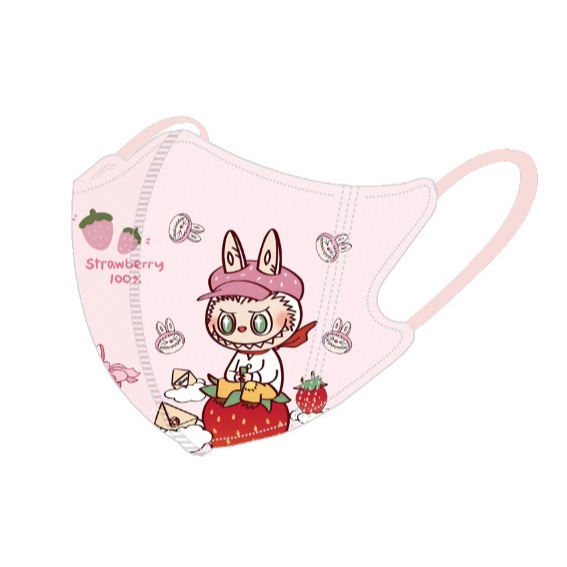 แมสผู้ใหญ่ ลายลาบูบู้ Labubu Mask 3D