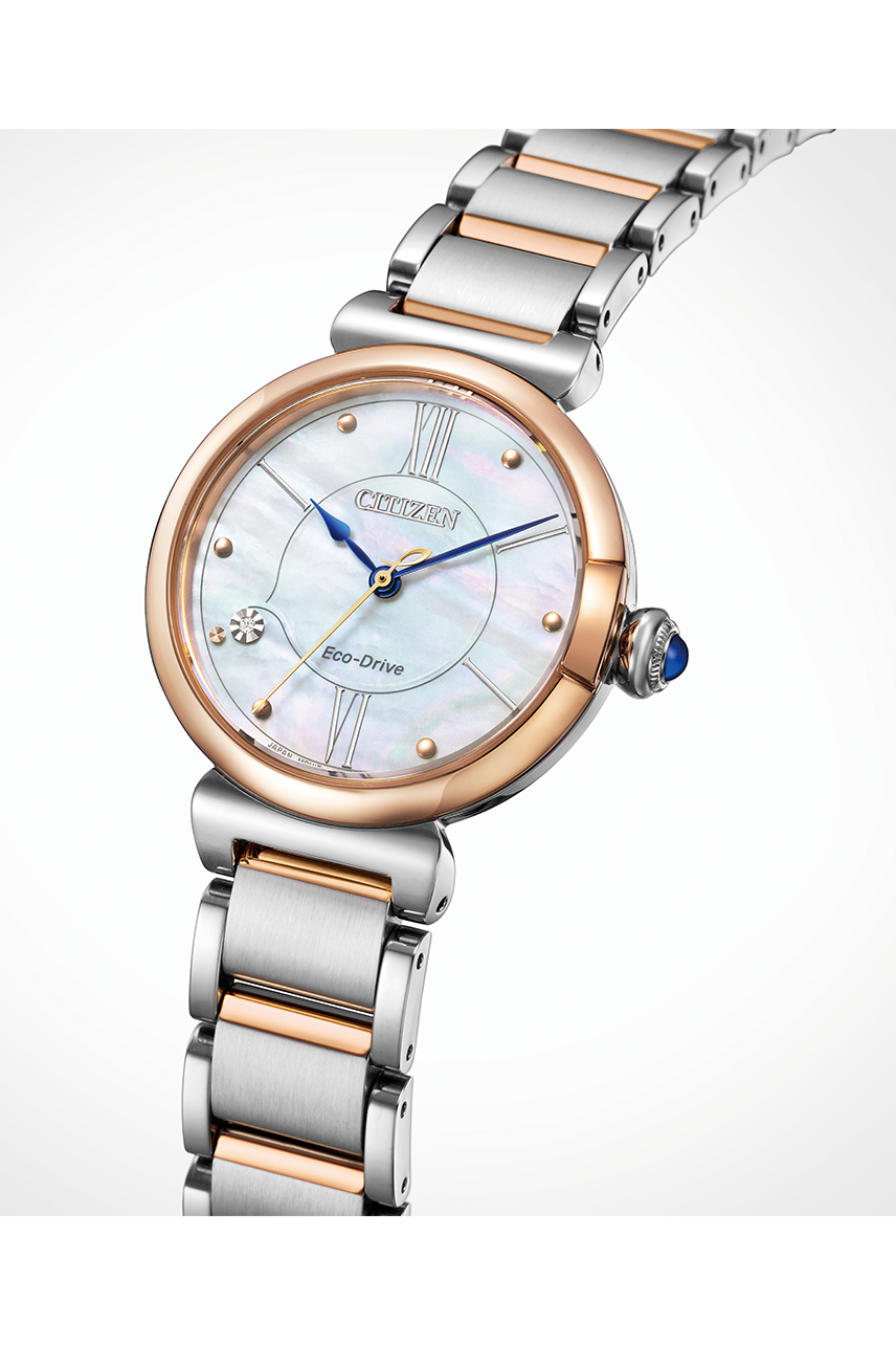 Citizen EM1074-82D นาฬิกาผู้หญิง Eco-Drive Citizen L Women's Watch