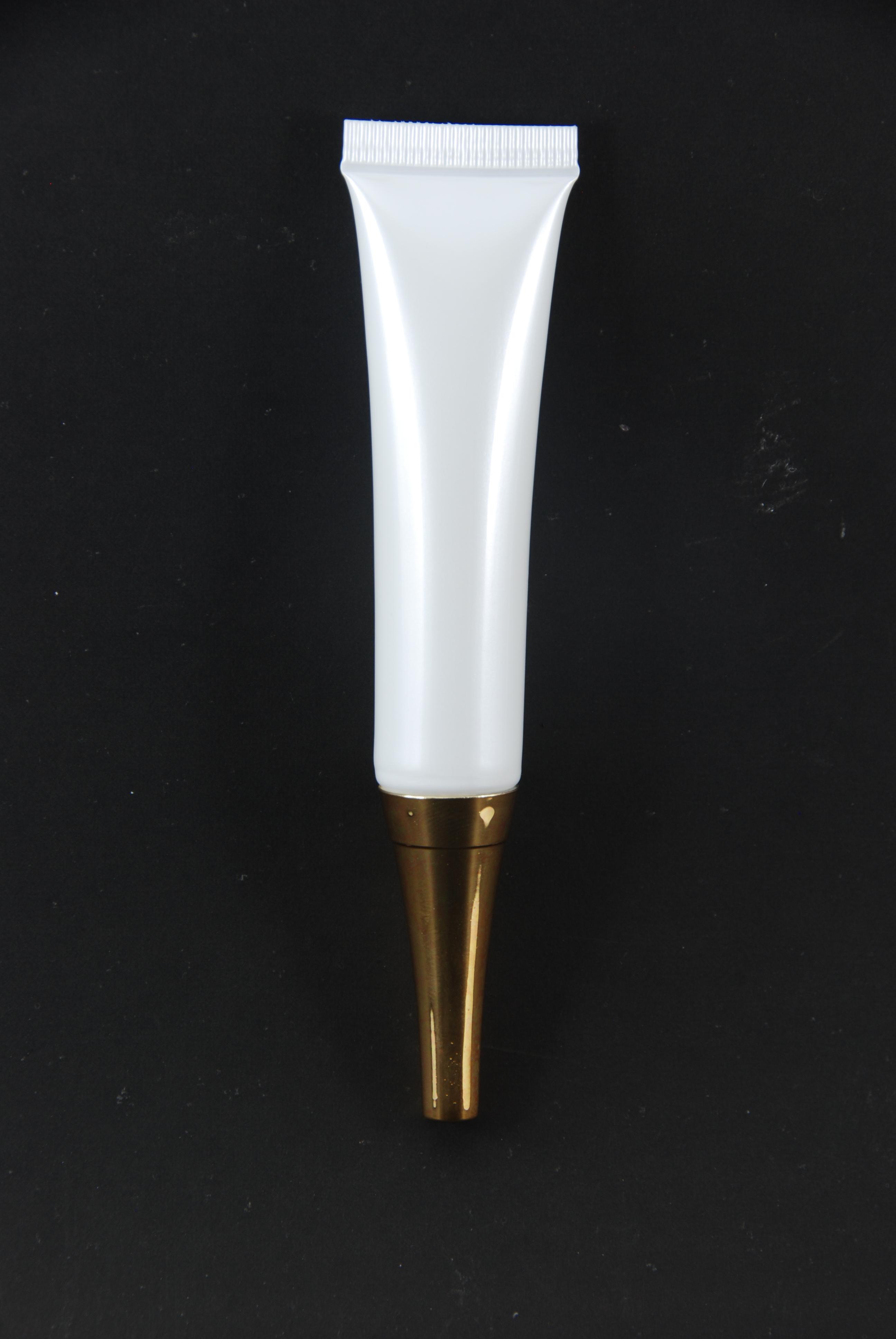 หลอดโฟม 10 กรัม สี ขาว (หัวทอง) แพคละ 10 ใบ