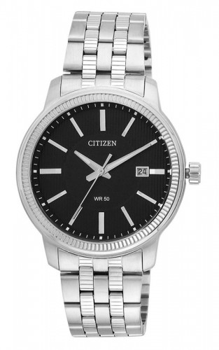Citizen BI1080-55E นาฬิกาผู้ชาย Quartz Black Dial Men's Watch