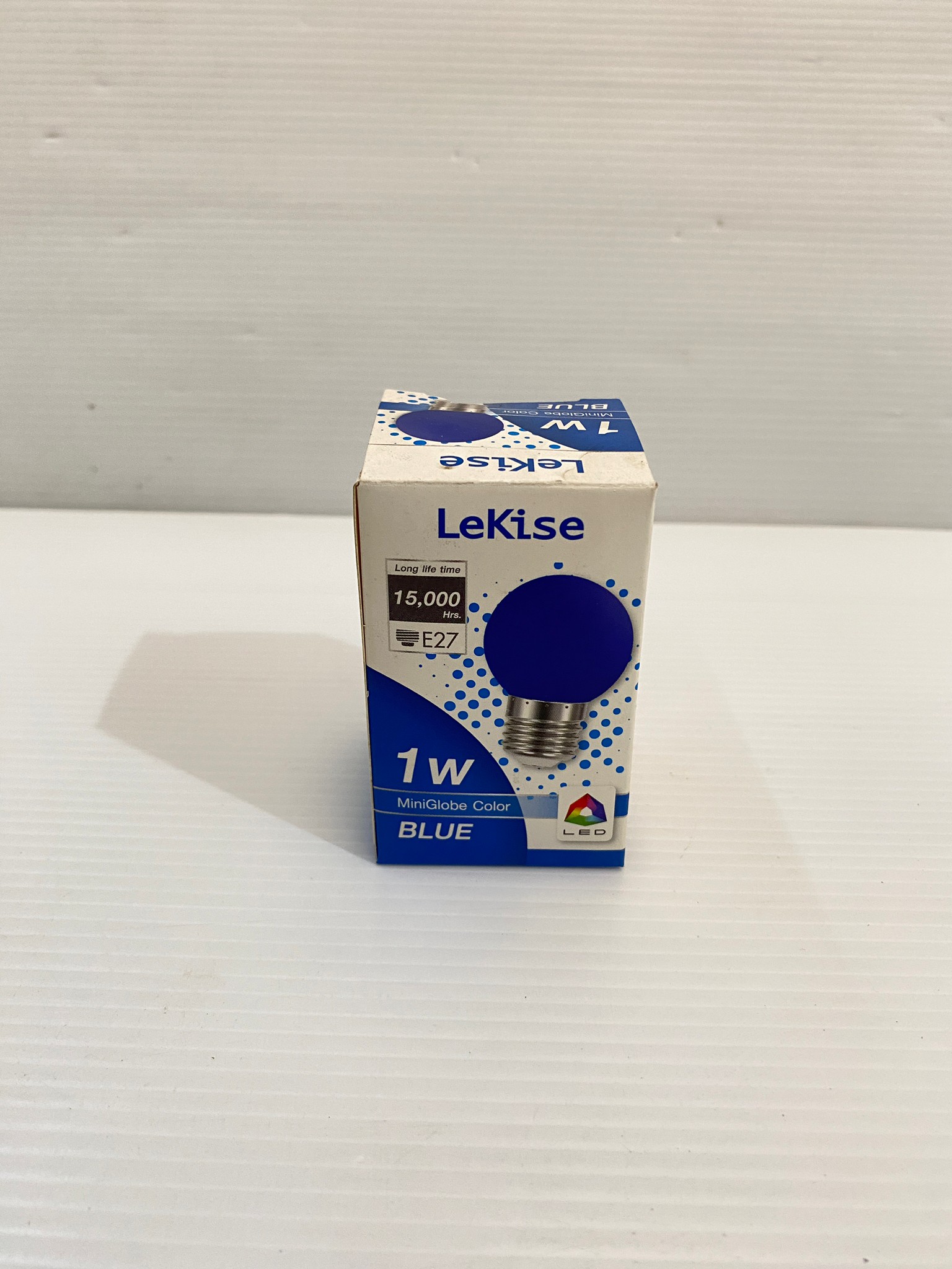 LEKISE หลอดปิงปองสี LED 1W E27 สีเขียว สีแดง สีน้ำเงิน สีเหลือง 220 -240V ( Miniglobe color ) หลอดไฟ แอลอีดี สี