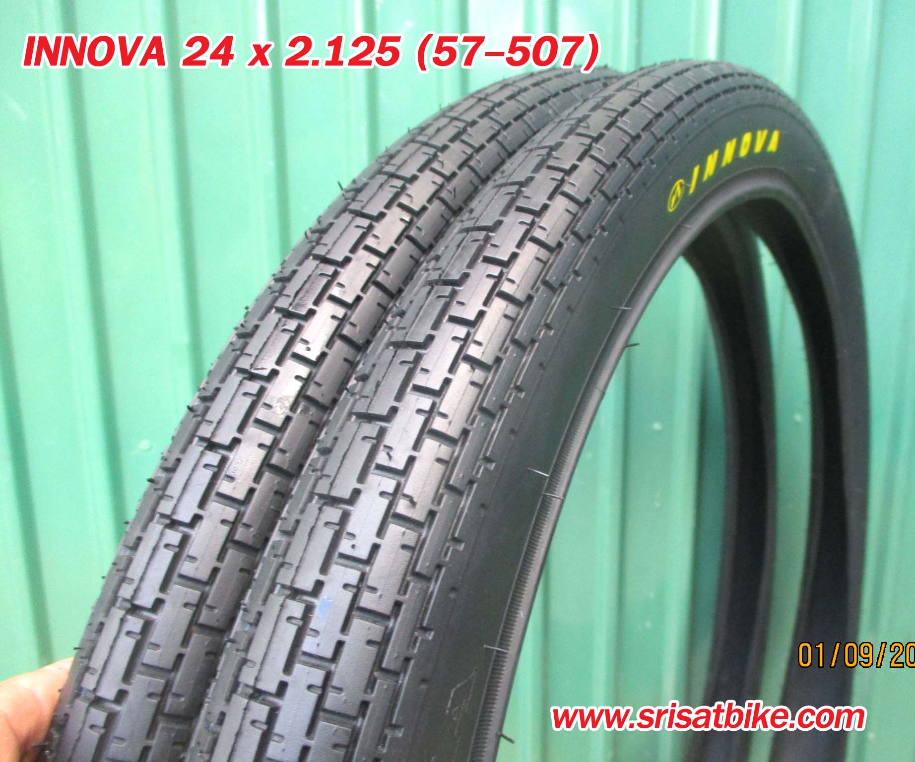 ยางจักรยาน 24 x 2.125 INNOVA - 2 เส้น - ส่งฟรี EMS -