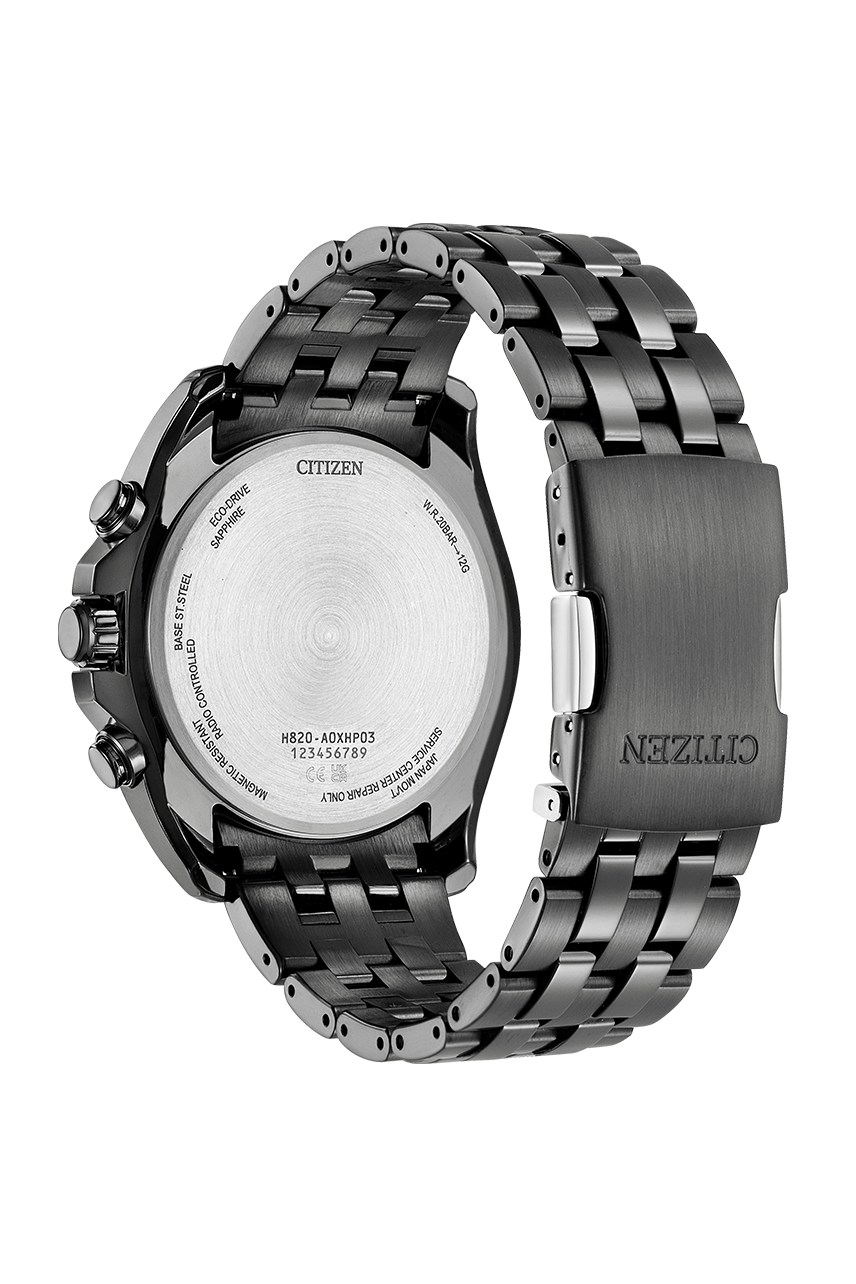 Citizen AT9127-80E นาฬิกาผู้ชาย Eco-Drive World Time Perpetual Alarm GMT Men's Watch