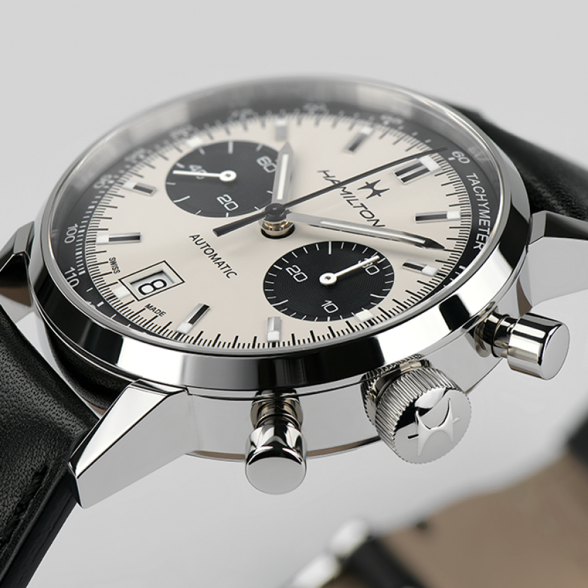 Hamilton H38416711 นาฬิกาผู้ชาย Intra-Matic Automatic Chronograph Men's Watch