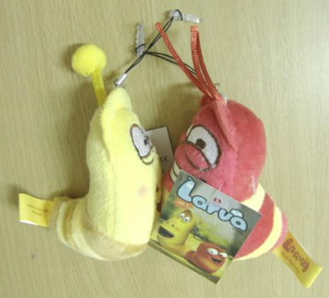 ตุ๊กตาห้อยโทรศัพท์มือถือ Larva แพ็คคู่