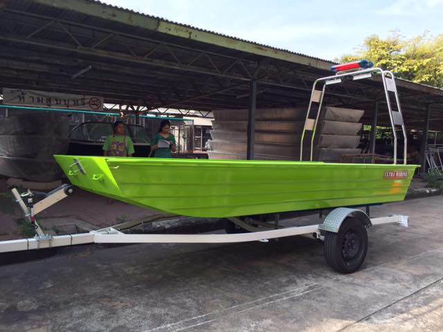 เรือท้องแบนรุ่น AP-AW14 ( ขอบกลม )