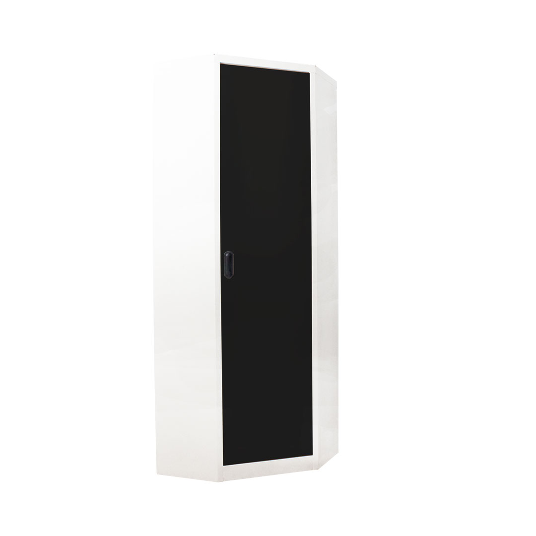 ตู้หนังสือเข้ามุม KIOSK บานเปิดทึบ