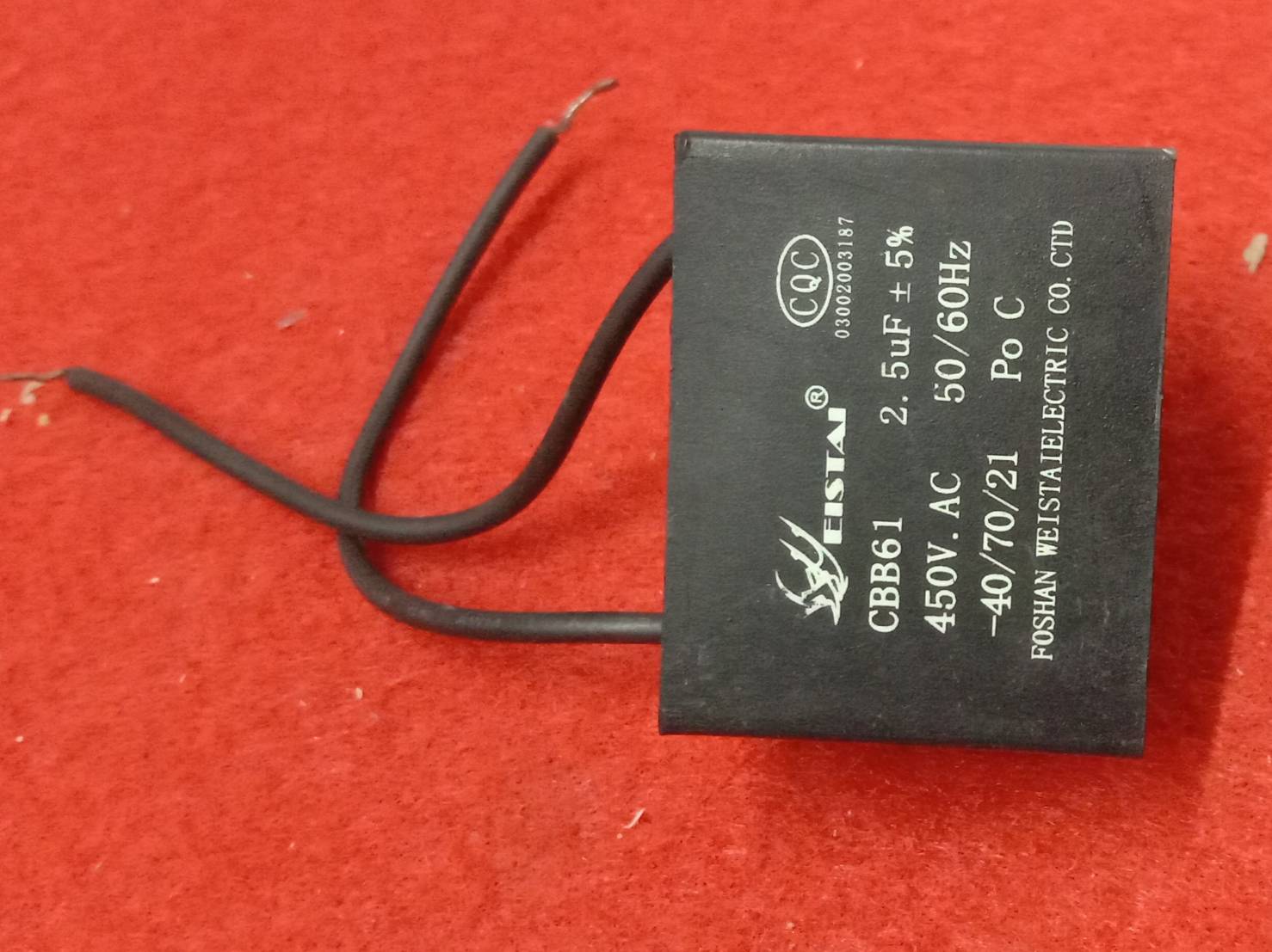 ตัวแปรงไฟ 450V 50/60 HZ
