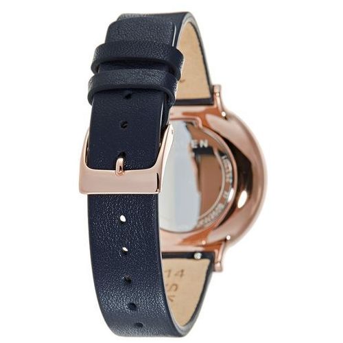 Skagen SKW2608 นาฬิกาผู้หญิง Skagen รุ่น SKW2608, Ancher Black Leather Quartz Women's Watch