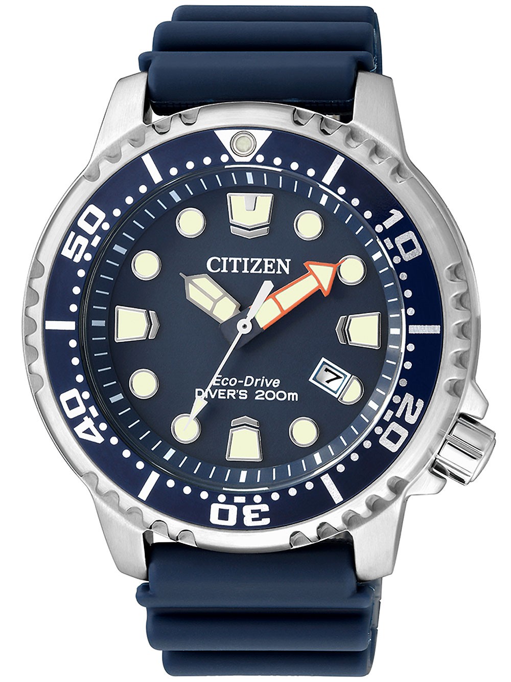 Citizen BN0151-17L นาฬิกาข้อมือผู้ชาย Eco-Drive Promaster Marine Blue ISO Cert. Divers 200m Men's Watch