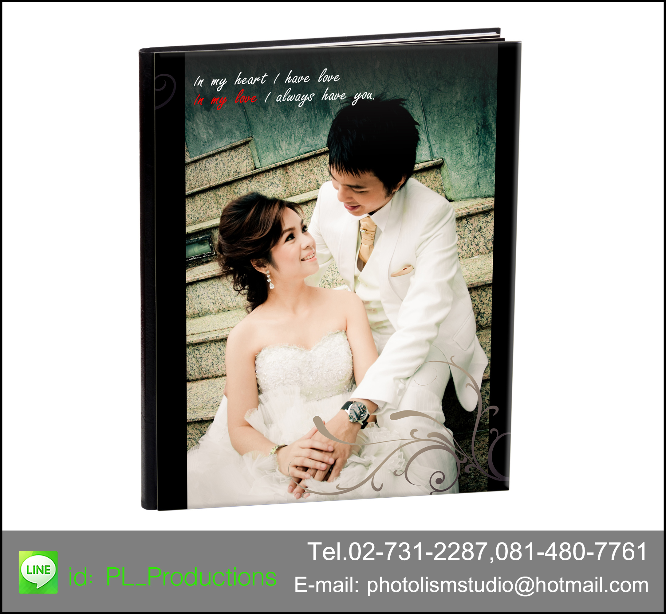 Album LCD ขนาด 12x15 นิ้ว แนวนอน 30 หน้า ปกอะครีลิค