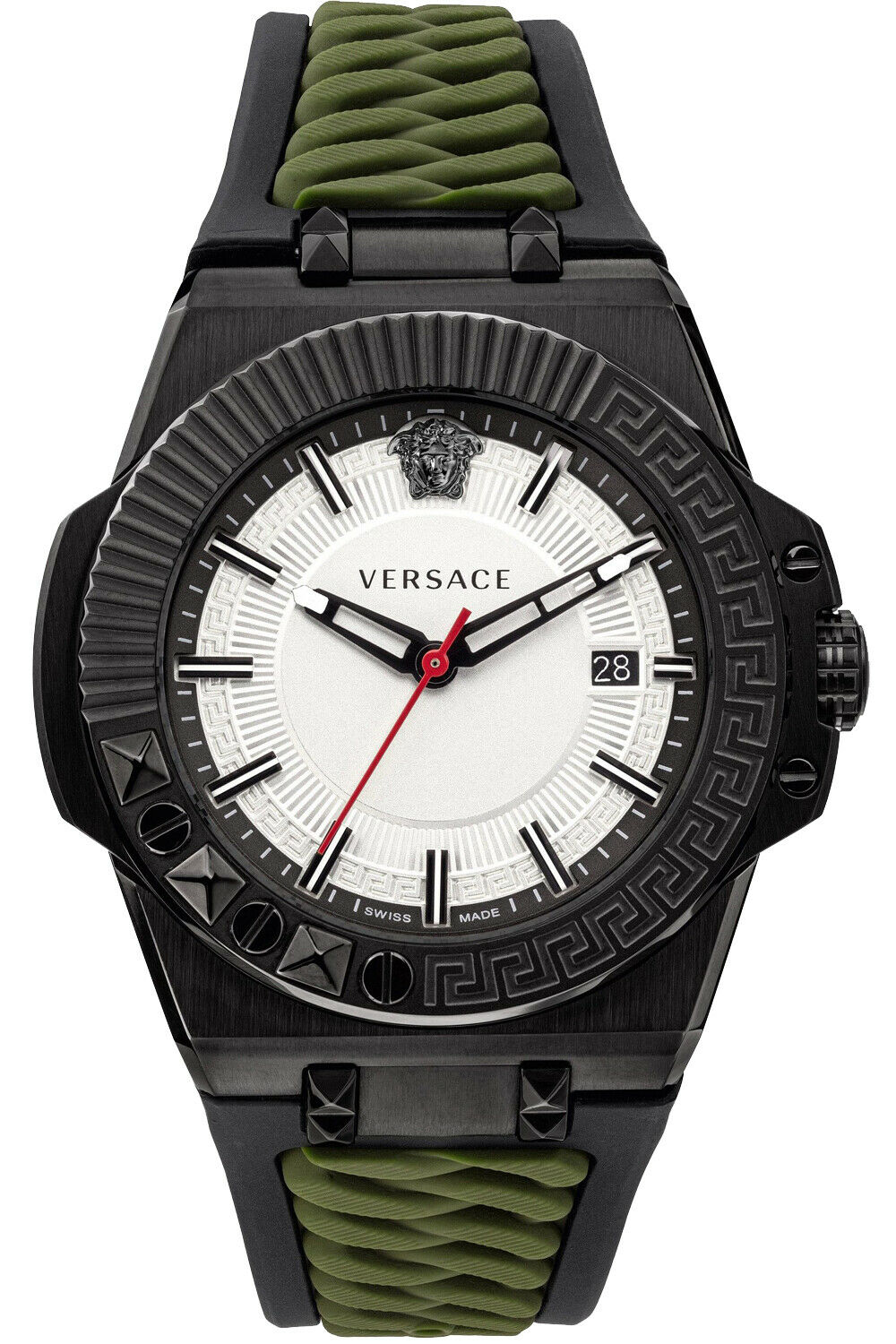 Versace VEDY00419 นาฬิกาผู้ชาย Chain Reaction Quartz Swiss Made Men's Watch
