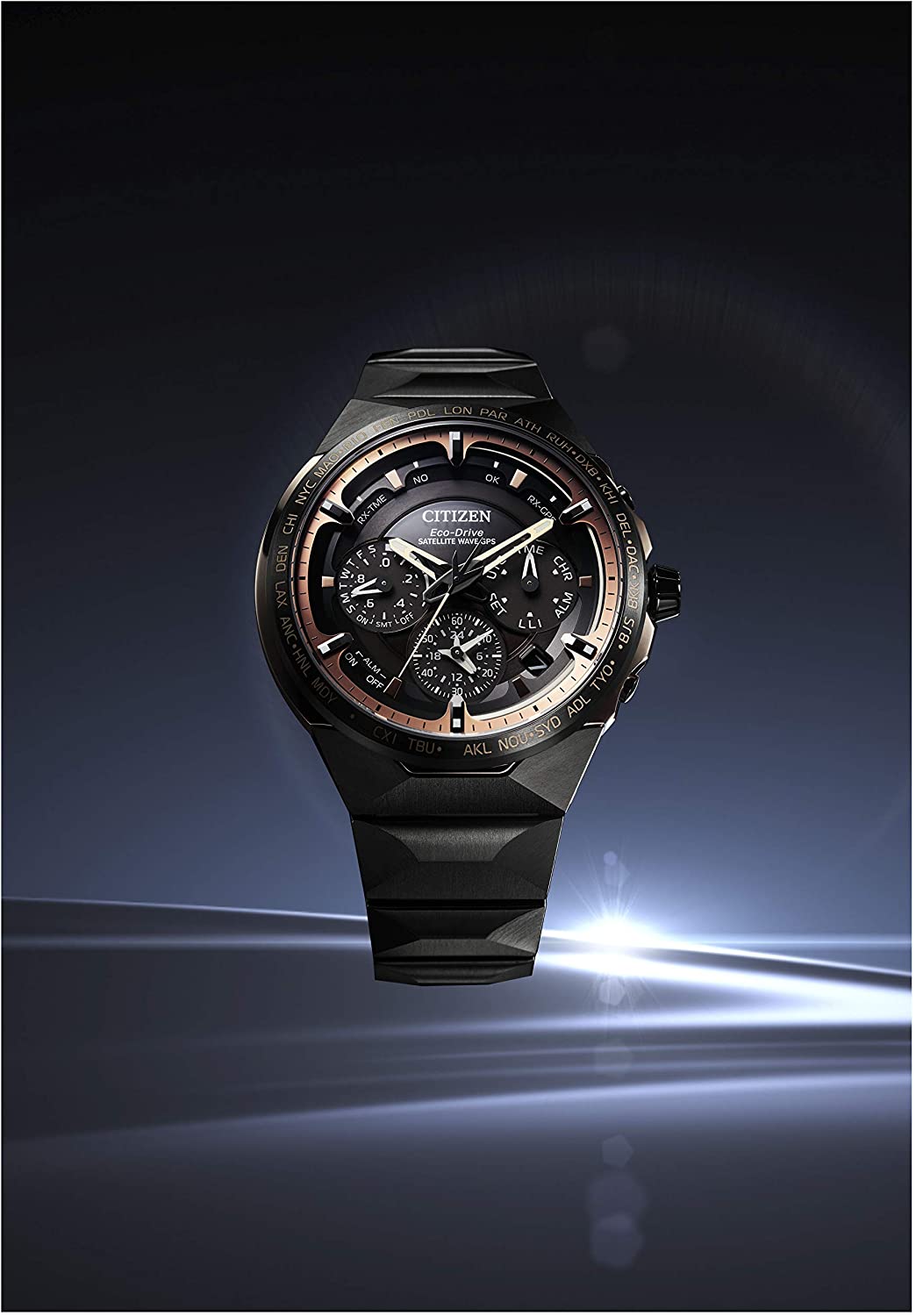 Citizen CC4025-82E นาฬิกาผู้ชาย Eco-Drive Satellite Wave 50th Anniversary of Titanium Technology Limited 550Pcs. Made in Japan Men's Watch