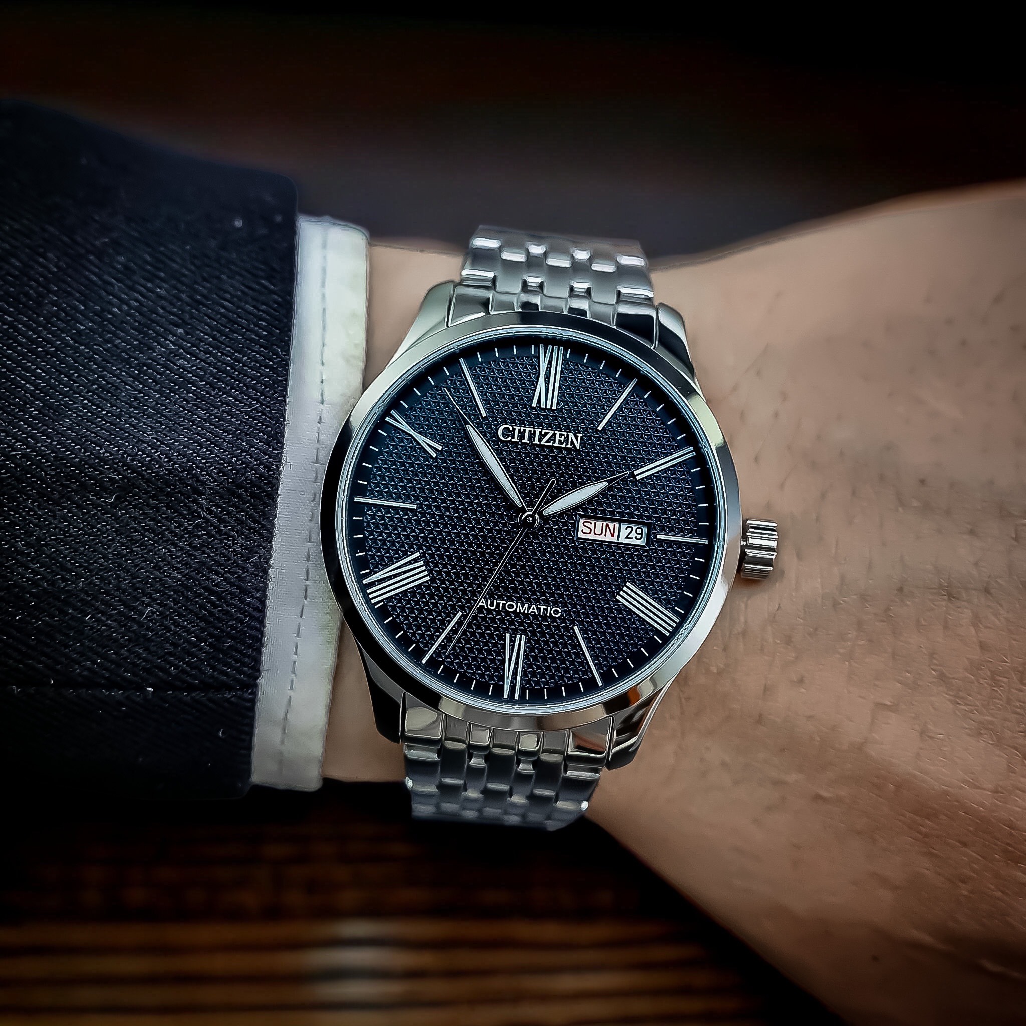 Citizen NH8350-59E นาฬิกาผู้ชาย Mechanical Automatic Men's Watch