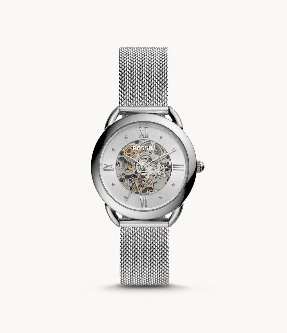 Fossil ME3166 นาฬิกาผู้หญิง Tailor Mechanical Stainless Steel Women's Watch