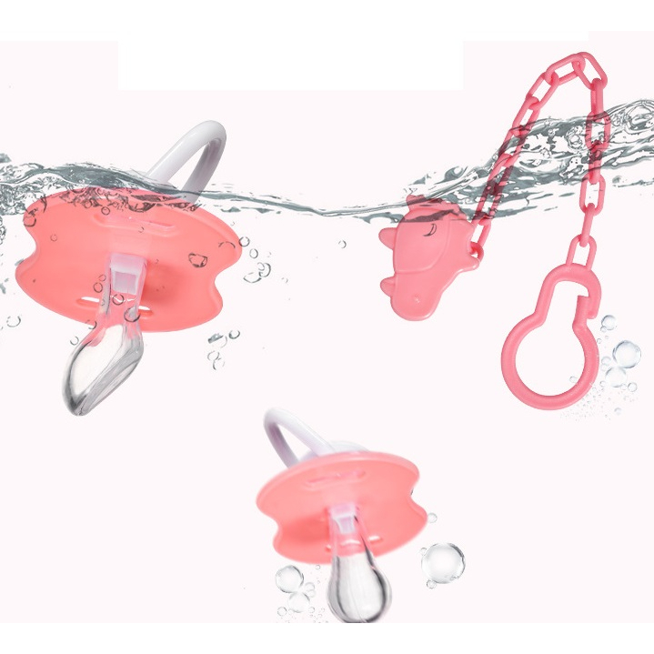 ชุดจุกนมหลอก 2 ชิ้น (พร้อมสายคล้อง และ กล่องเก็บ)