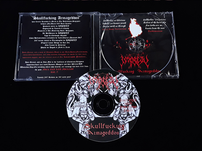 IMPIETY 'Skullfucking Armageddon' CD