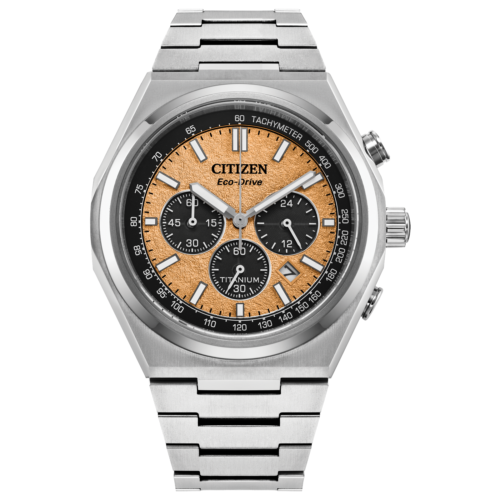 Citizen CA4610-85Z นาฬิกาผู้ชาย Zenshin Chrono Titanium Eco-Drive Men's Watch