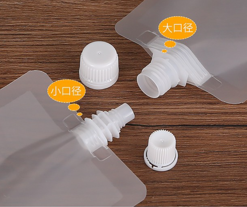 ถุงบรรจุของเหลว ฝาเกลียว ก้นตั้ง ถุงใส ขุ่นและขาว แพ็คละ 10 ใบ (หลากหลายขนาด) ชุดที่ 1/2