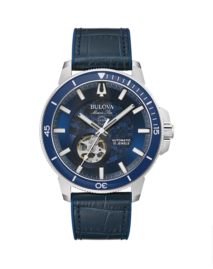 Bulova 96A291 นาฬิาผู้ชาย Marine Star Automatic Men's Watch