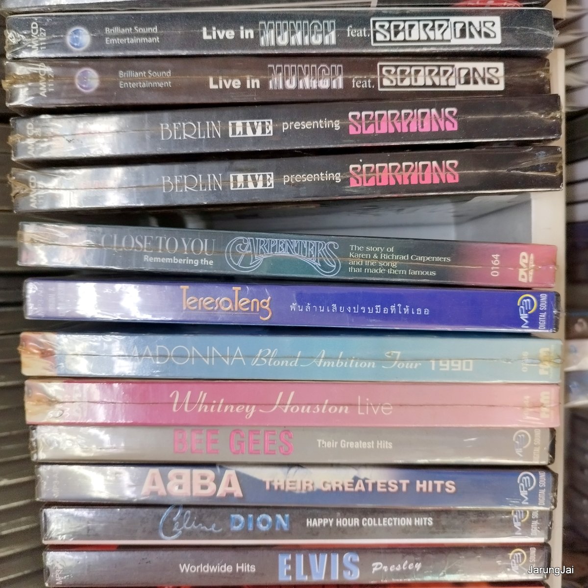 dvd concer เพลงสากล คละชุด bob marley john denver boney m megadeth vcd ก็มี concert dvd aps dvd s inter