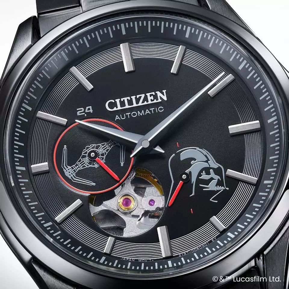 Citizen NP1015-66E นาฬิกาผู้ชาย Mechanical Automatic Darth Vader limited Edition Men's Watch