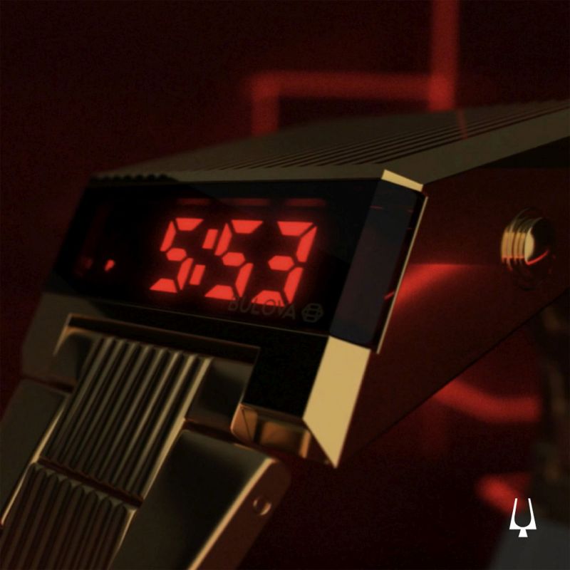 Bulova 97C110 นาฬิกาผู้ชาย Digital Quartz Men's Watch